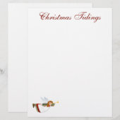 Weihnachtsbotschaft Engel Briefbogen (Vorne/Hinten)