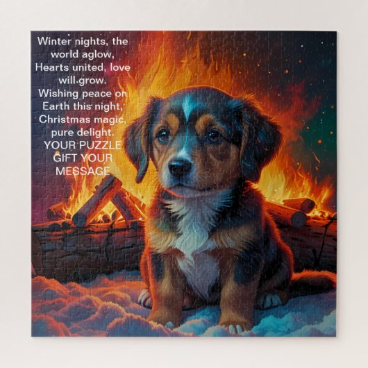 Weihnachtsbotschaft Freude Puzzle (Vertikal)