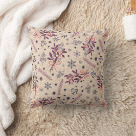 Weihnachtsbouquet - Creme Beige Kissen