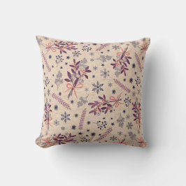 Weihnachtsbouquet - Creme Beige Kissen