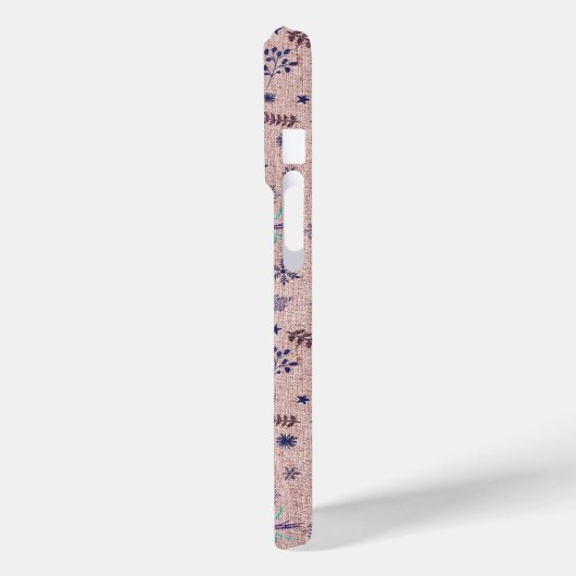 Weihnachtsbouquet - Dusty Rose Case-Mate iPhone Hülle (Rückseite / Links)