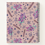 Weihnachtsbouquet - Dusty Rose Notizblock (Rückseite)