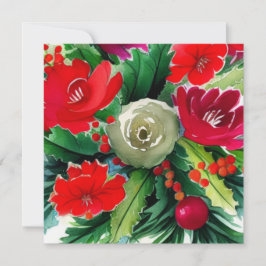 WeihnachtsBouquet Feiertagskarte