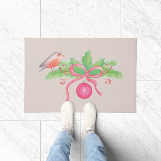 Weihnachtsbouquet Fußmatte (Indoor)