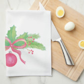 Weihnachtsbouquet Geschirrtuch (Viertel Falte)