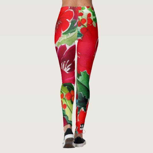 WeihnachtsBouquet Leggings (Rückseite)