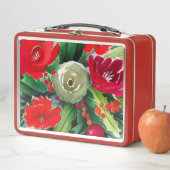 WeihnachtsBouquet Metall Brotdose (Beispiel)