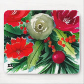 WeihnachtsBouquet Mousepad (Vorne)