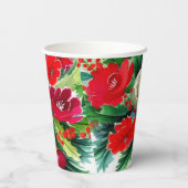 WeihnachtsBouquet Pappbecher (Rückseite)