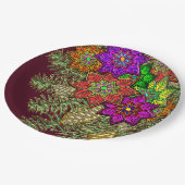 WeihnachtsBouquet Pappteller (Schrägansicht)