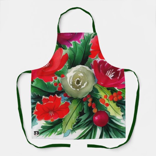 WeihnachtsBouquet Schürze (Vorderseite)
