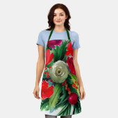 WeihnachtsBouquet Schürze (Getragen)