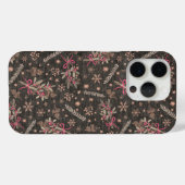 Weihnachtsbouquet - Schwarz Case-Mate iPhone Hülle (Rückseite (Horizontal))