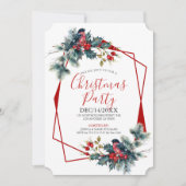 Weihnachtsbouquet & Stiersteg Einladung (Vorderseite)