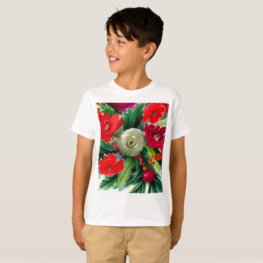 WeihnachtsBouquet T-Shirt (Vorne ganz)