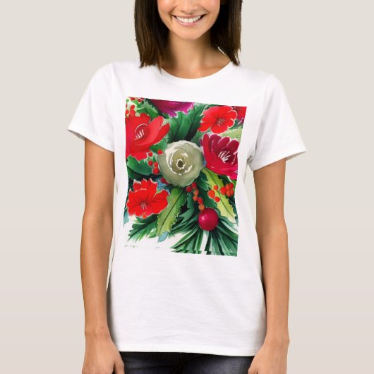 WeihnachtsBouquet T-Shirt (Vorderseite)