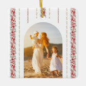 Weihnachtsboutiquen Foto Keramikornament (Vorderseite)