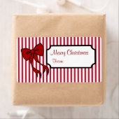 Weihnachtsbow-Geschenkmarken (Insitu)