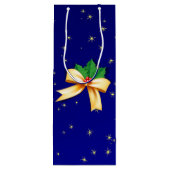 Weihnachtsbow Geschenktüte Für Weinflaschen (Rückseite)