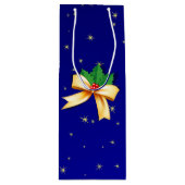 Weihnachtsbow Geschenktüte Für Weinflaschen (Vorderseite)
