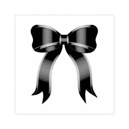 Weihnachtsbow Gummistempel (Prägung)