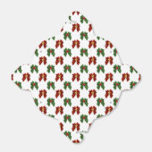 Weihnachtsbow-Muster nehmen Gunst aus Geschenkschachtel (Ungefaltet)