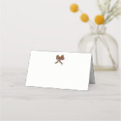 Weihnachtsbow-Platzkarte Platzkarte (Vorderseite)