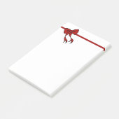 Weihnachtsbow Post It Notes Post-it Klebezettel (angewinkelt)