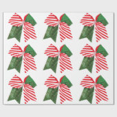 Weihnachtsbow-Wrapping-Papier Geschenkpapier (Flach)