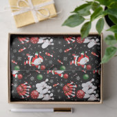 Weihnachtsbowling mit dem Weihnachtsmann Seidenpapier (Geschenk)