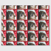 Weihnachtsboxer-HundePackpapier Geschenkpapier (Flach)