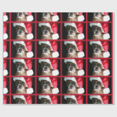 Weihnachtsboxer-HundePackpapier Geschenkpapier (Flach)