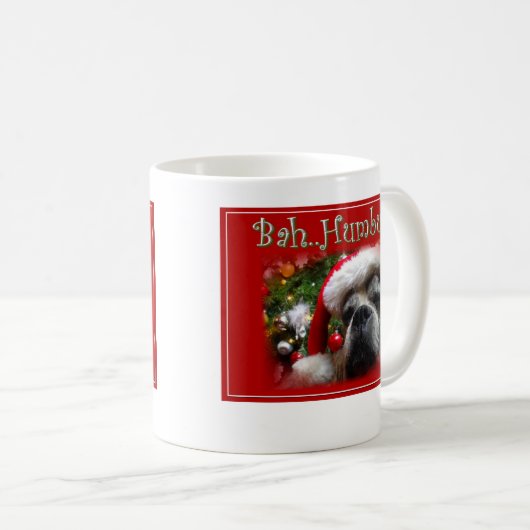 Weihnachtsboxer-HundeTasse Kaffeetasse (VorderseiteRechts)