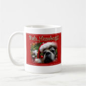 Weihnachtsboxer-HundeTasse Kaffeetasse (Links)