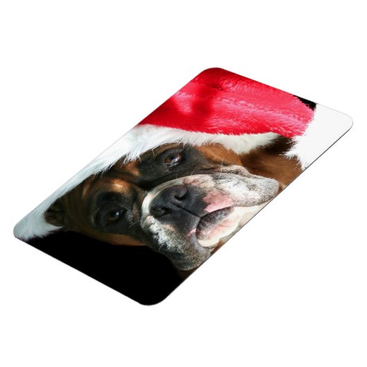 Weihnachtsboxer Magnet (Linke Seite)