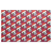 Weihnachtsboxerhundemuster Gewebe Stoff (Fat Quarter (45,7 x 55,9 cm))