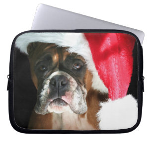 Weihnachtsboxerhundneopren-Laptop-Hülse Laptopschutzhülle
