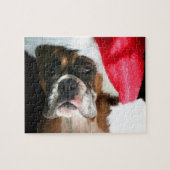 Weihnachtsboxhund Puzzle (Horizontal)
