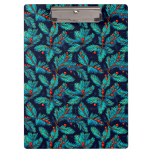 Weihnachtsbrand-Muster-82397 Klemmbrett