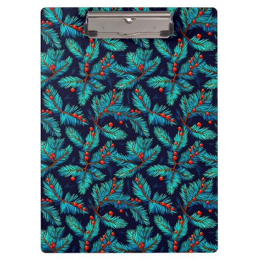 Weihnachtsbrand-Muster-82397 Klemmbrett (Vorderseite)