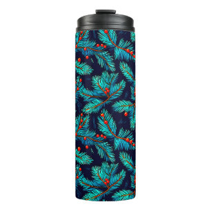 Weihnachtsbrand-Muster-82397 Thermosbecher
