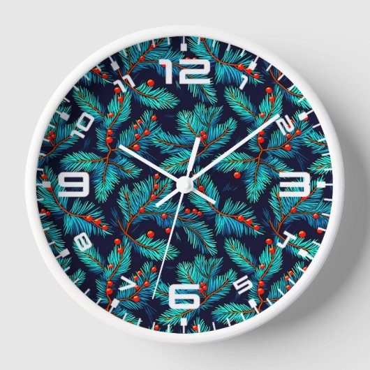 Weihnachtsbrand-Muster-82397 Uhr (Vorderseite)
