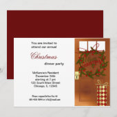 Weihnachtsbraten Einladung (Vorne/Hinten)