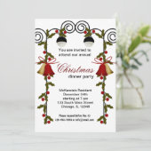 Weihnachtsbraten Einladung (Stehend Vorderseite)