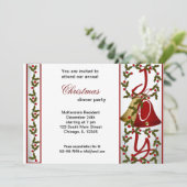 Weihnachtsbraten Einladung (Stehend Vorderseite)