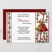 Weihnachtsbraten Einladung (Vorne/Hinten)