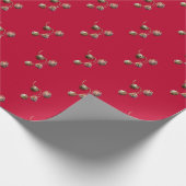 Weihnachtsbraten Geschenkpapier (Ecke)