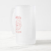 Weihnachtsbräu-Crew Mattglas Bierglas (Vorderseite Links)