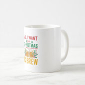 Weihnachtsbrau-Getränkedesign für Feiertage Kaffeetasse (VorderseiteRechts)