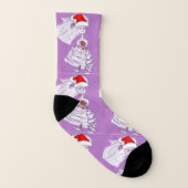 Weihnachtsbräune Socken (Rechts - Außen)